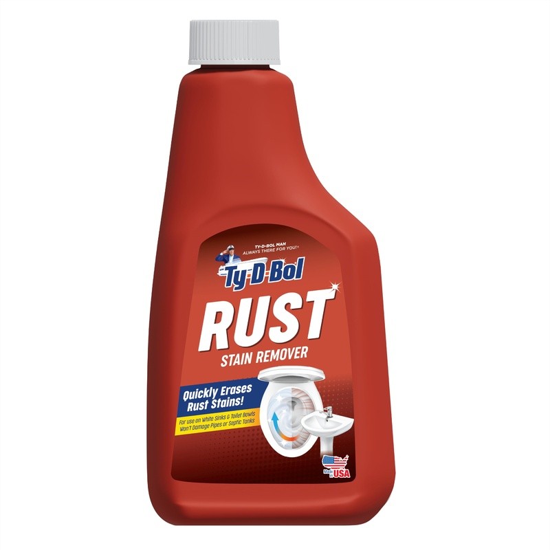 Rust Stain Remover Liquid Sinks & Toilets No Scrub Fast Acting Fume Free 16fl oz