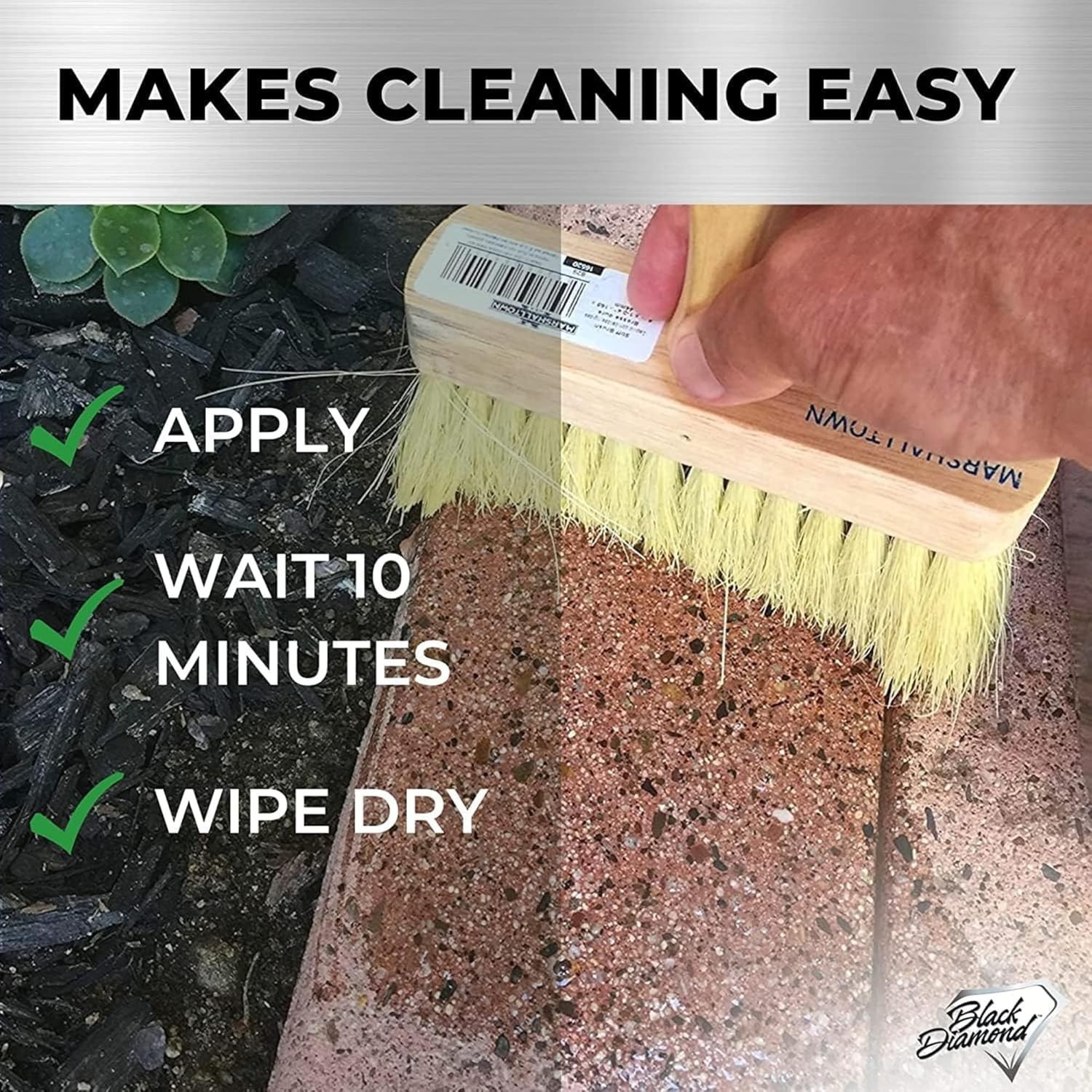 Color Enhancer Sealer for All-Natural Stone and Pavers. Marble, Travertine, Lime