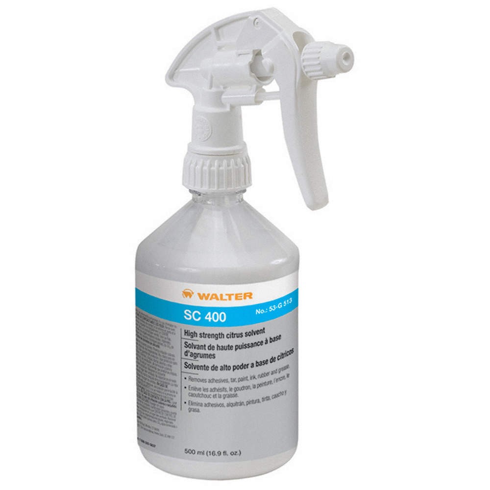 WALTER SURFACE TECHNOLOGIES 53G513 Cleaner/Degreaser,Natural, 16.9 Oz. 18C839