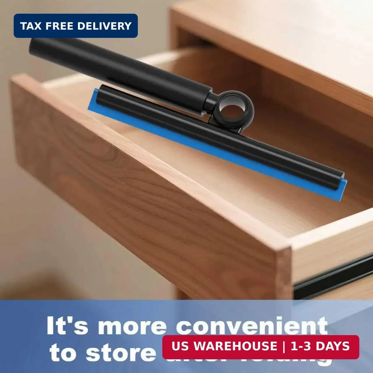 Extendable Window Squeegee Cleaner Tool for Shower Tile Wall Sliding Glass Door