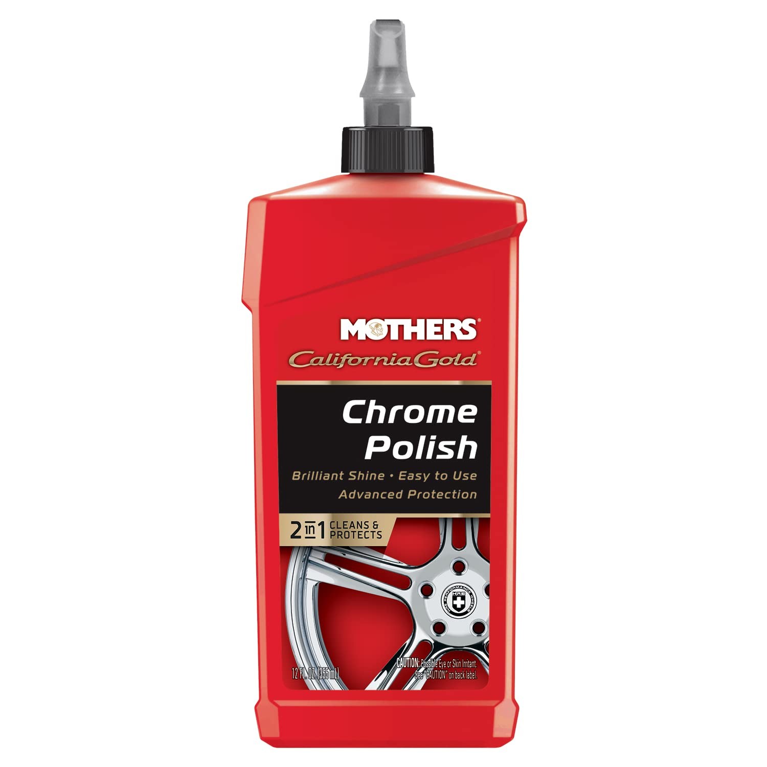Mothers 05212 California Gold Chrome Polish 12 oz.