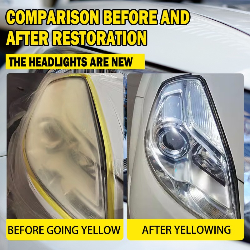 Car Headlight Repair Fluid Nanomolecular Lens Restorer Scratch Remover 60ml