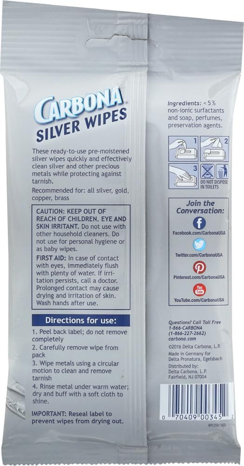 New Silver Wipes Metal Cleaner Polish 12 Pack Fast Shipping