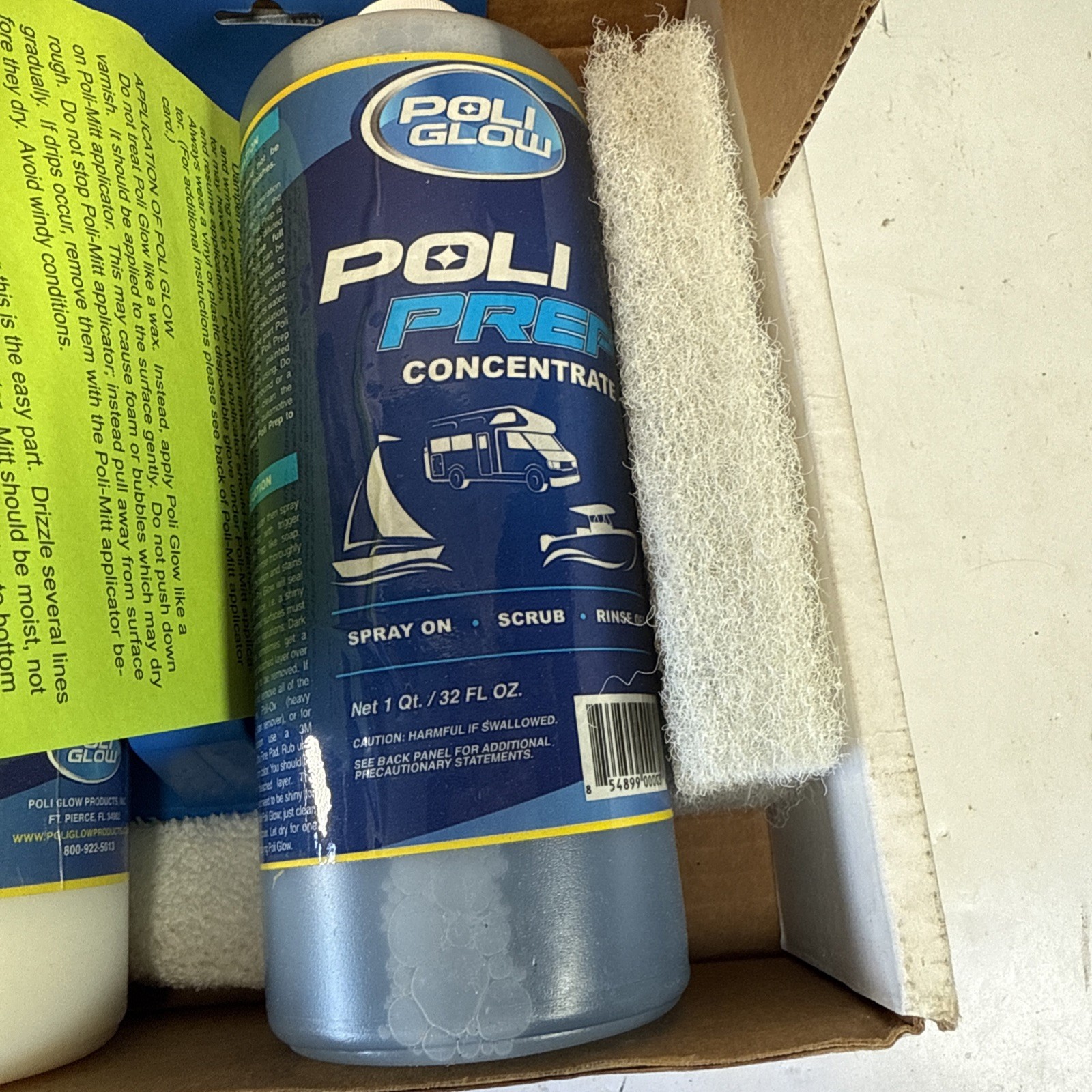 Poli Glow Boat RV Restoration Fiberglass Kit Complete Fiberglass Restorer | NEW