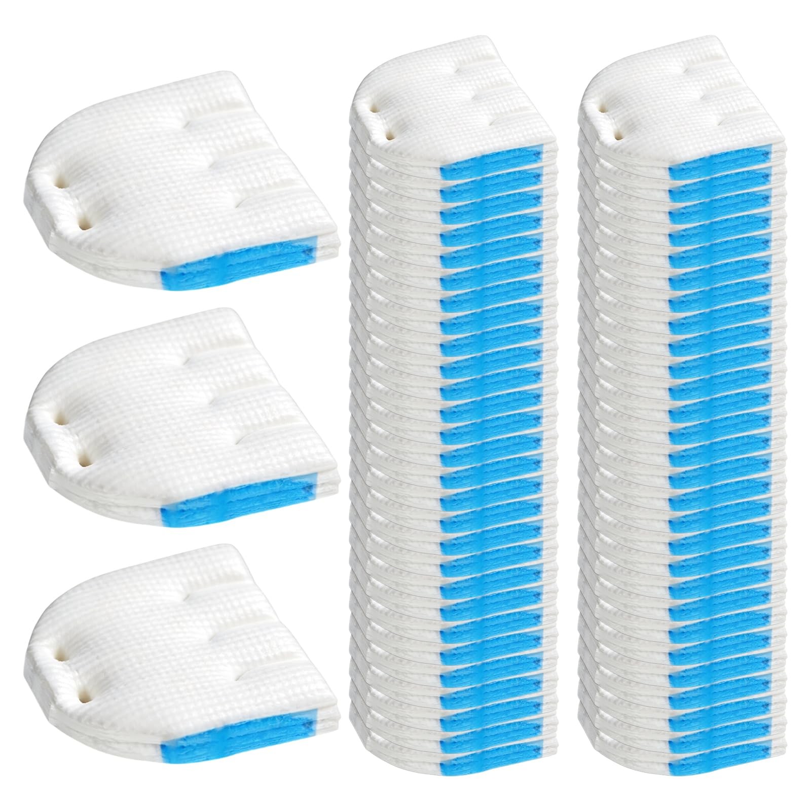 72 Pcs Flushable Toilet Brush Refill Pads, Disposable Toilet Cleaner with Odo…
