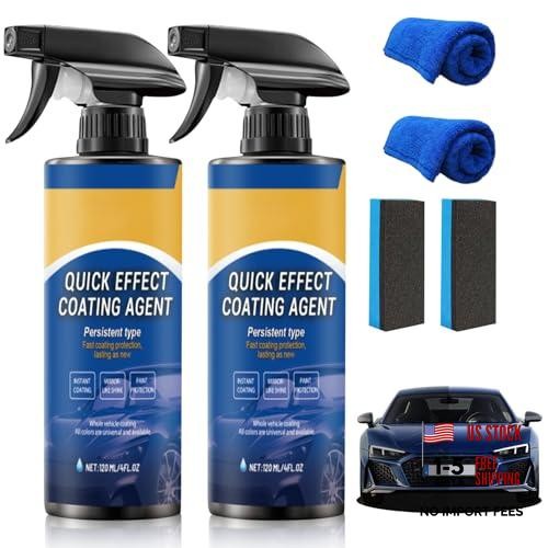 2PCS Quick Effect Car Coating Spray – Coat Wax & Scratch Car Wax – 2 Pack