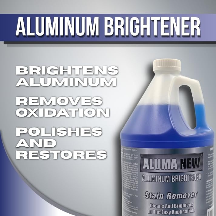 Aluminum Brightener/Stain Remover/Cleaner & Restorer / 1 Gallon 128 FL Oz