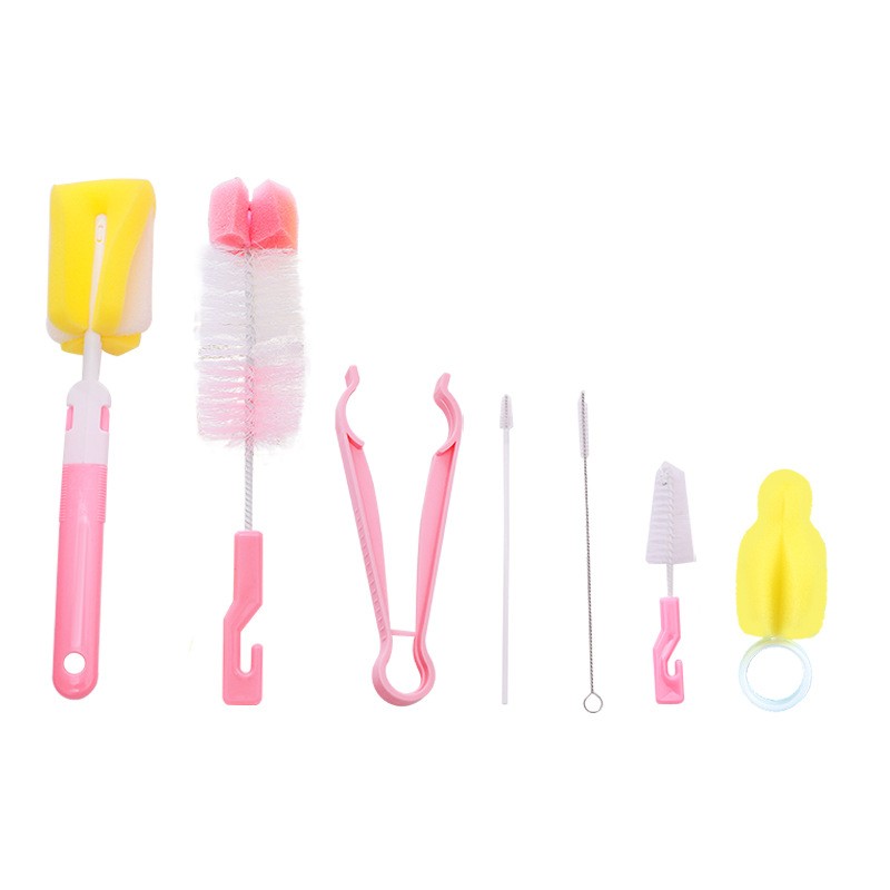 Bottle Brush Set Cleaning Kit – Baby Bottle, Cup, Kitchen Utensils Cleaner