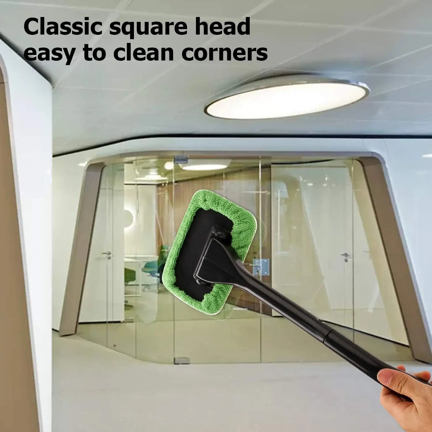 Microfiber Windshield Clean Car Auto Wiper Cleaner Glass Window Tool Brush Kit
