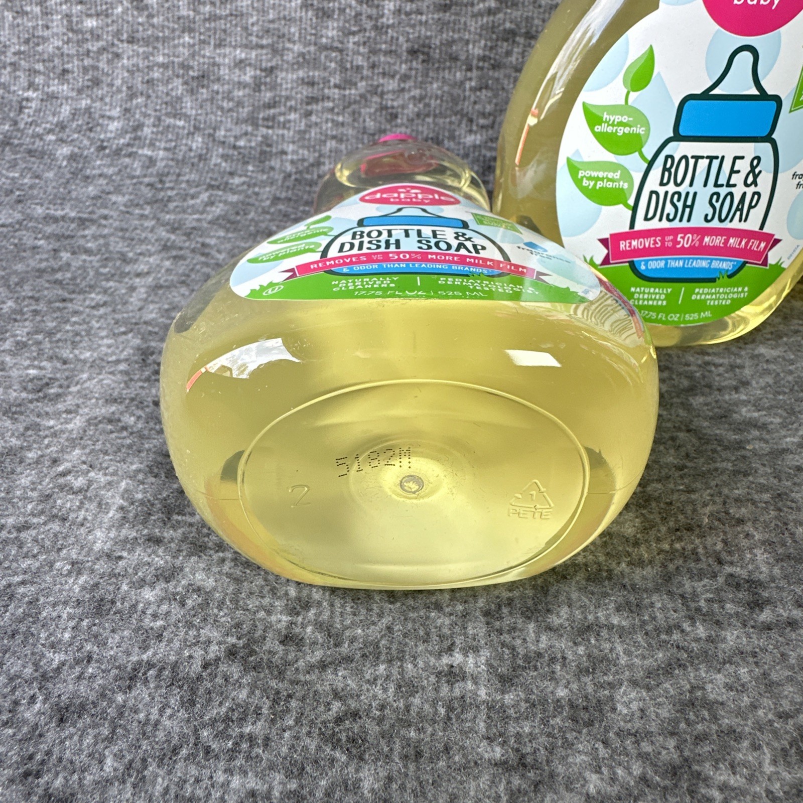 Dapple Baby Bottle and Dish Soap Fragrance-Free 17.75 fl oz 4 Bottles SEALED