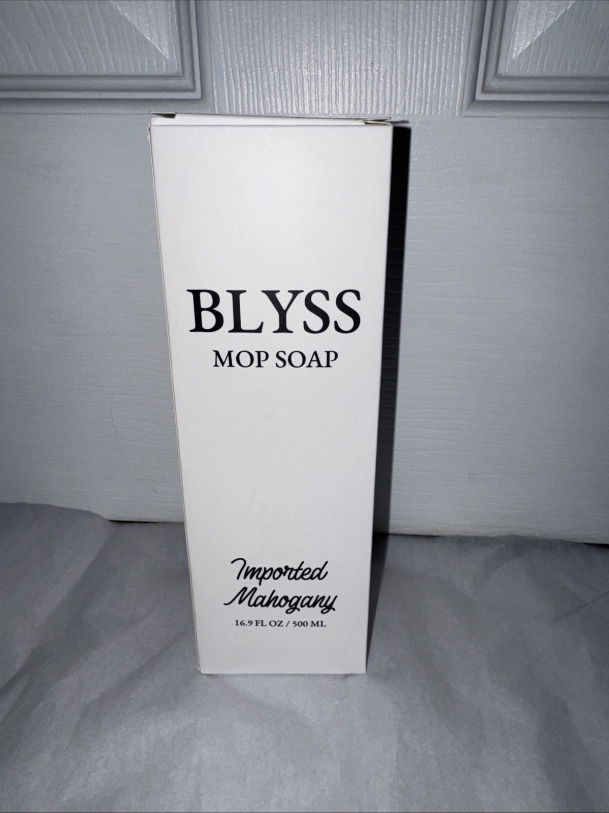 Blyss Mop Soap Imported Mahogany NIB 16.9 Oz 500 ML – NIB