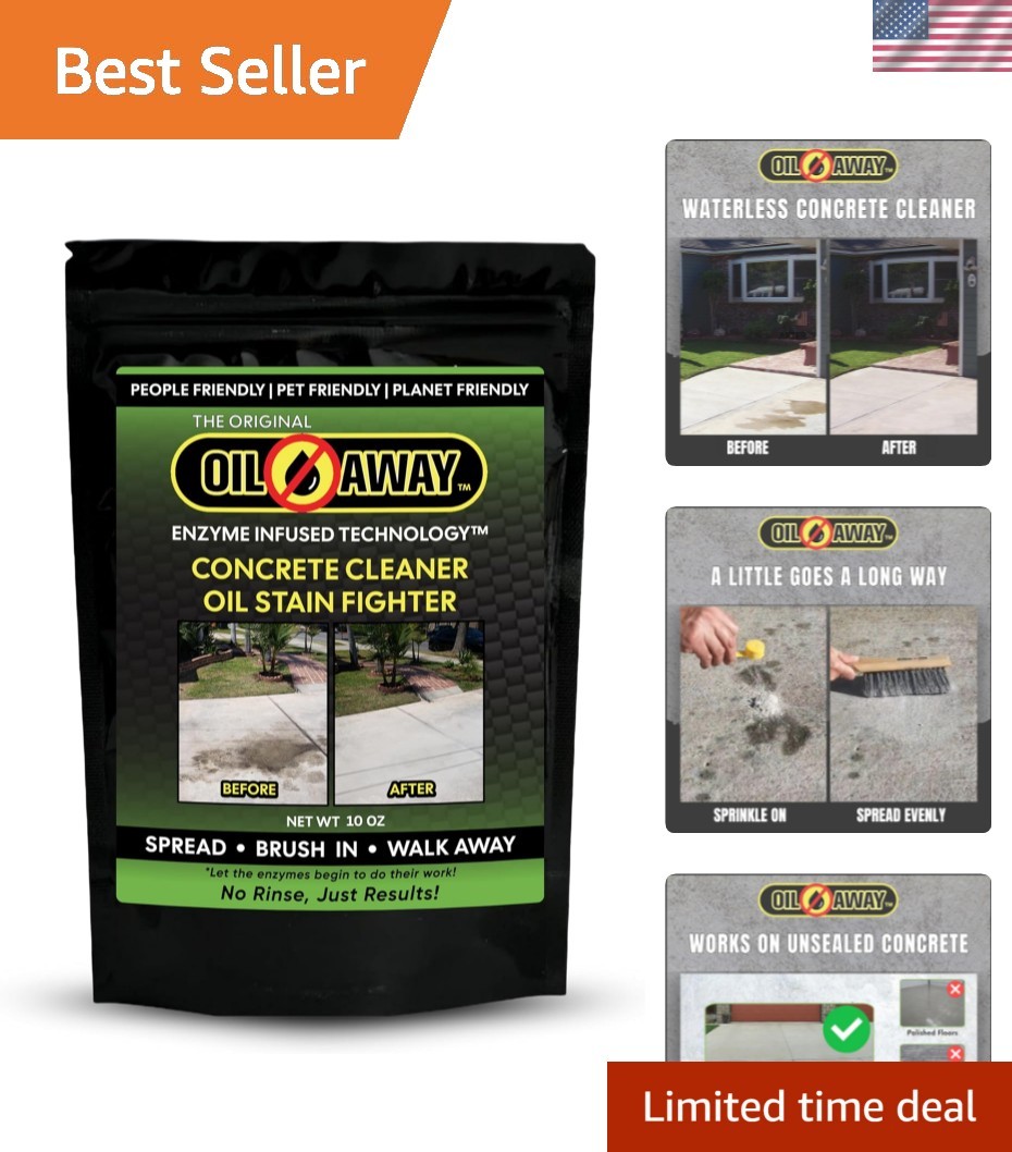 Oil Stain Fighter 10oz Driveway Size | for Embedded, Dry Oil Stains | No Rins…