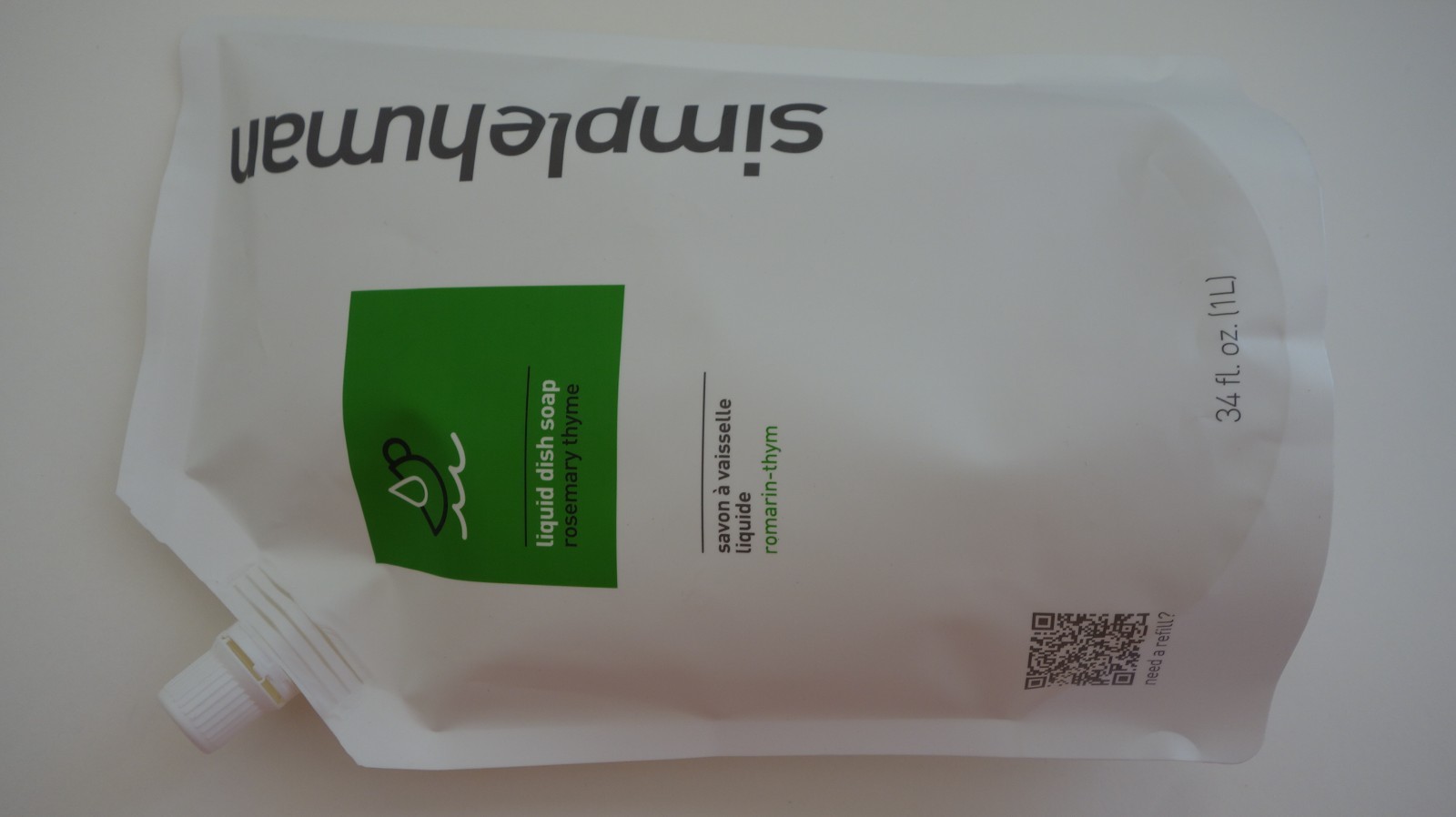 simplehuman Liquid dish soap rosemary thyme34 fl. oz. (1L) Sealed New in Bag