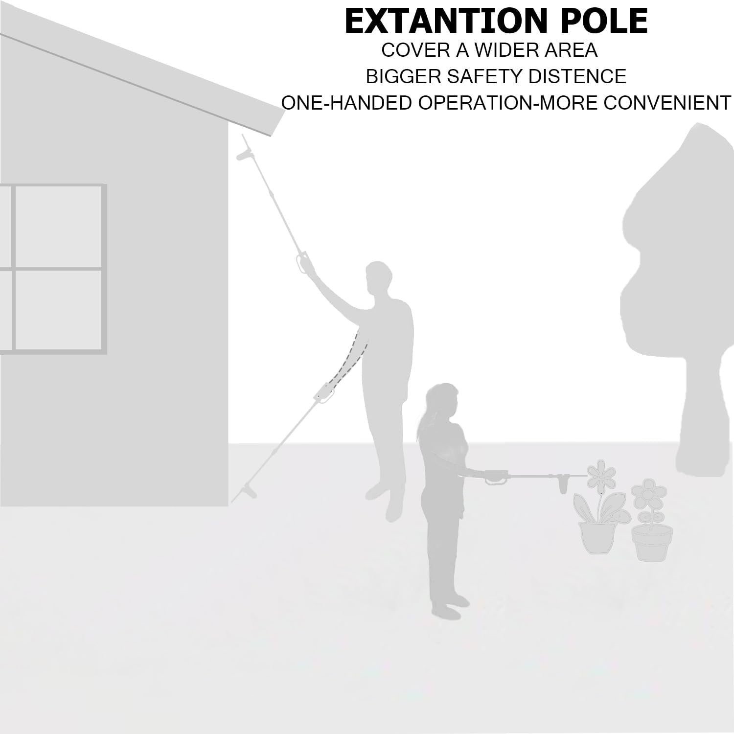 Multi-Purpose Powder Sprayer with Adjustable for Indoor and Outdoor Use