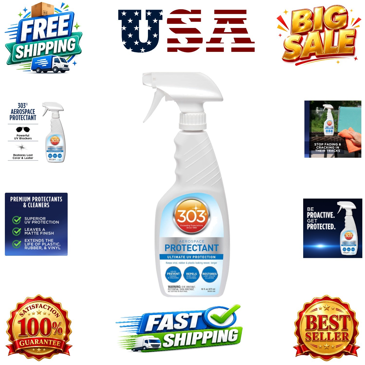Aerospace Protectant Spray, UV Protection for Outdoor Surfaces – Protects Vin…