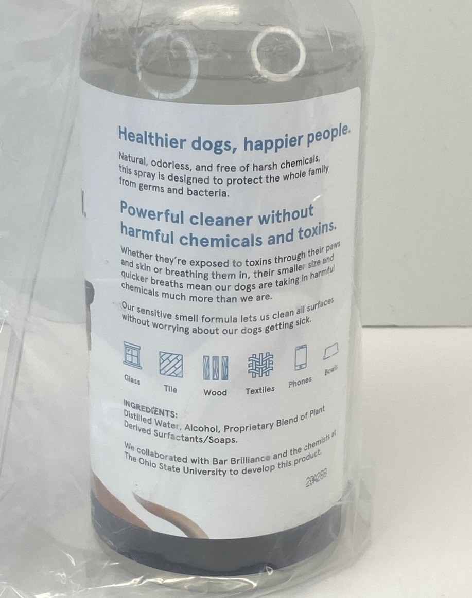 BARK The Essential Cleaning Spray 24 oz Bottle All Natural from Bark Box – NEW