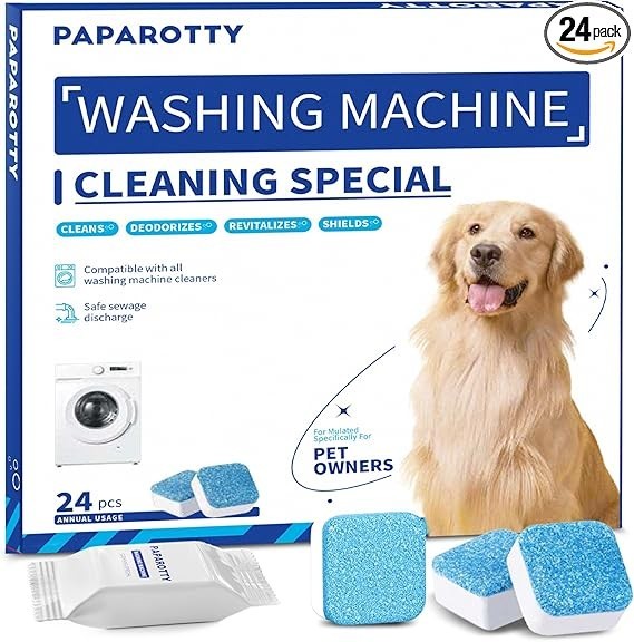 Uproot Clean Washing Machine Cleaner Tablets – 24 Pack for a 12 Month Supply
