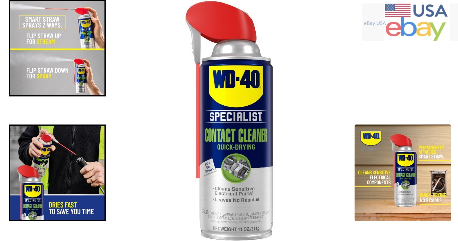 Specialist Contact Cleaner Spray for Sensitive Electronics – 11 Fluid Ounces