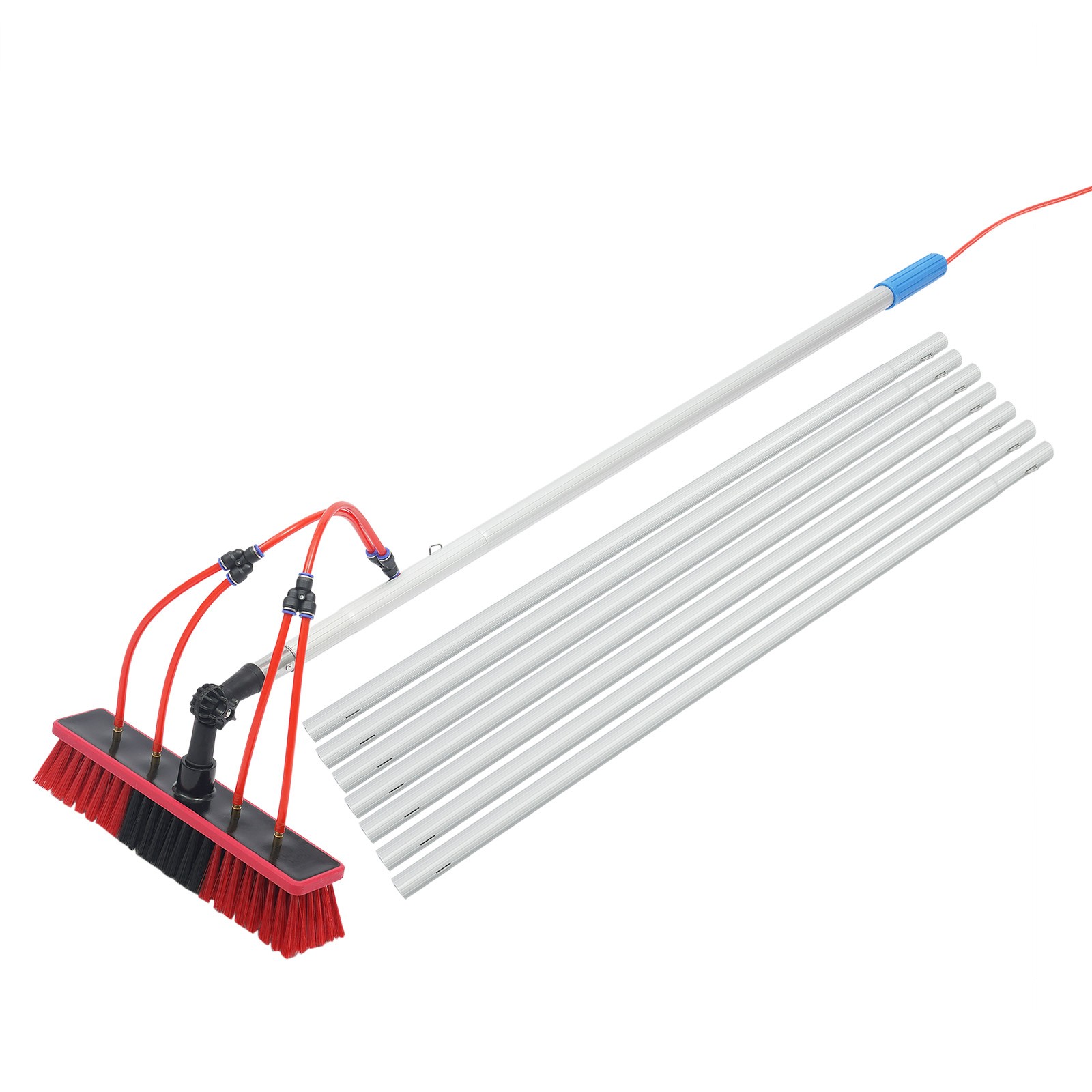 Cleanbrush & Pole Cleaning Kit For Solar Panel Outdoor Window Cleaning Pole Kit