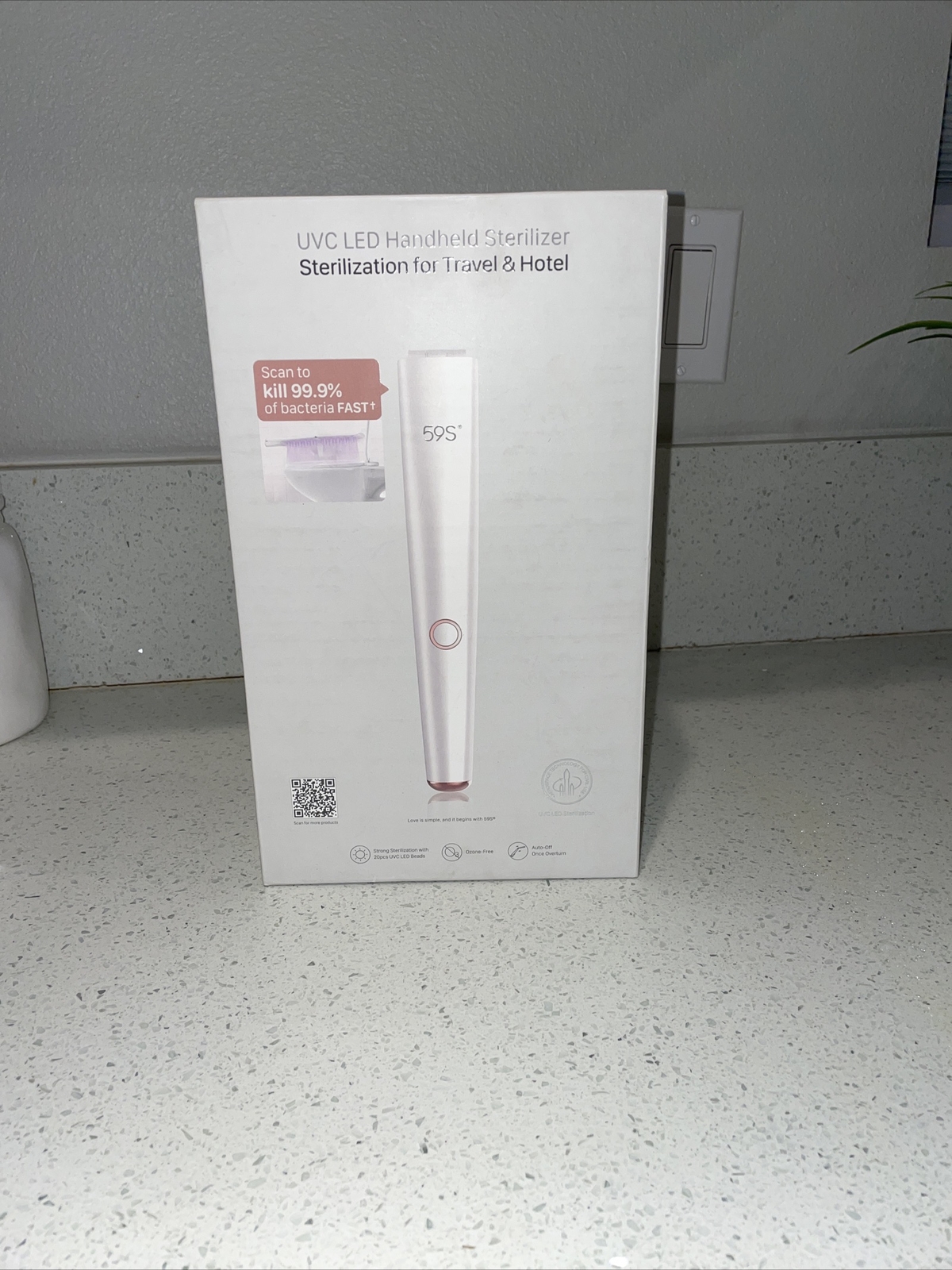 59-S UV-C X5 LED Handheld Sterilized Sterilization for Travel and Hotel