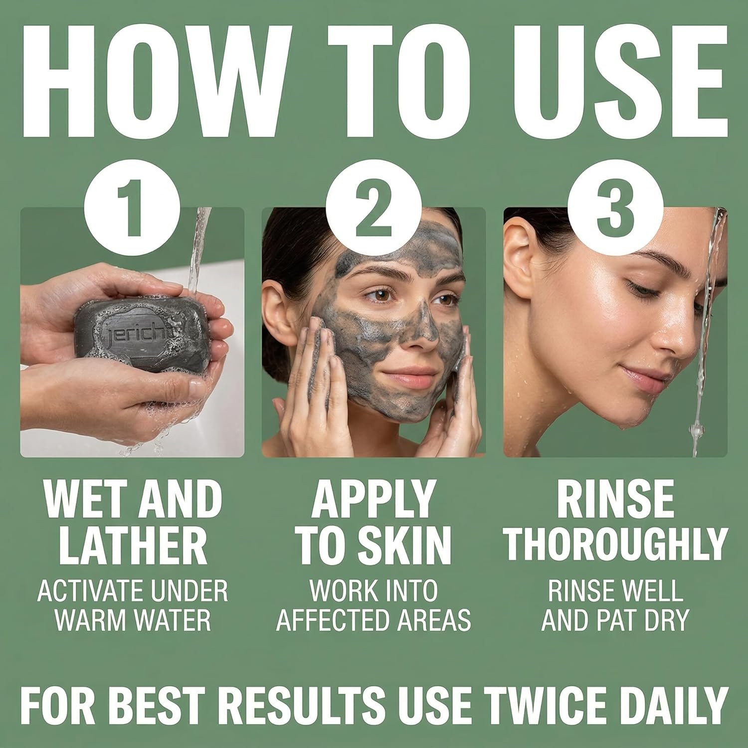 Acne Drying Bar Soap Face, Chest & Ba – Dead Sea