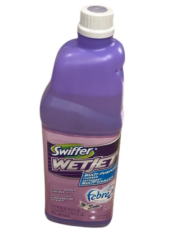 Vtg Swiffer Wet Jet Multi Purpose Cleaner Febreze Lavender Vanilla 1L 33.8 fl oz