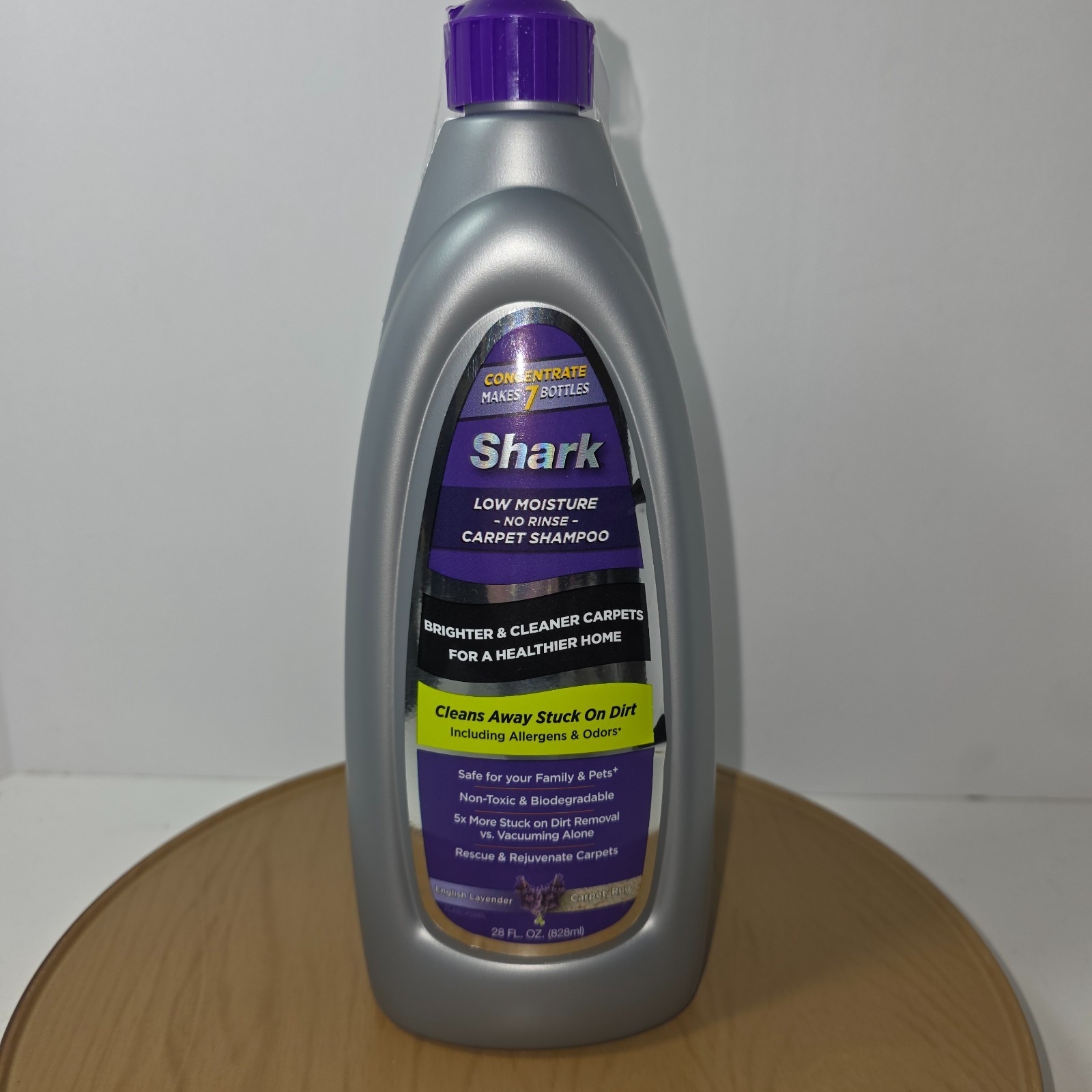 Shark Low Moisture No Rinse Carpet Shampoo English Lavender 28 fl oz Sealed