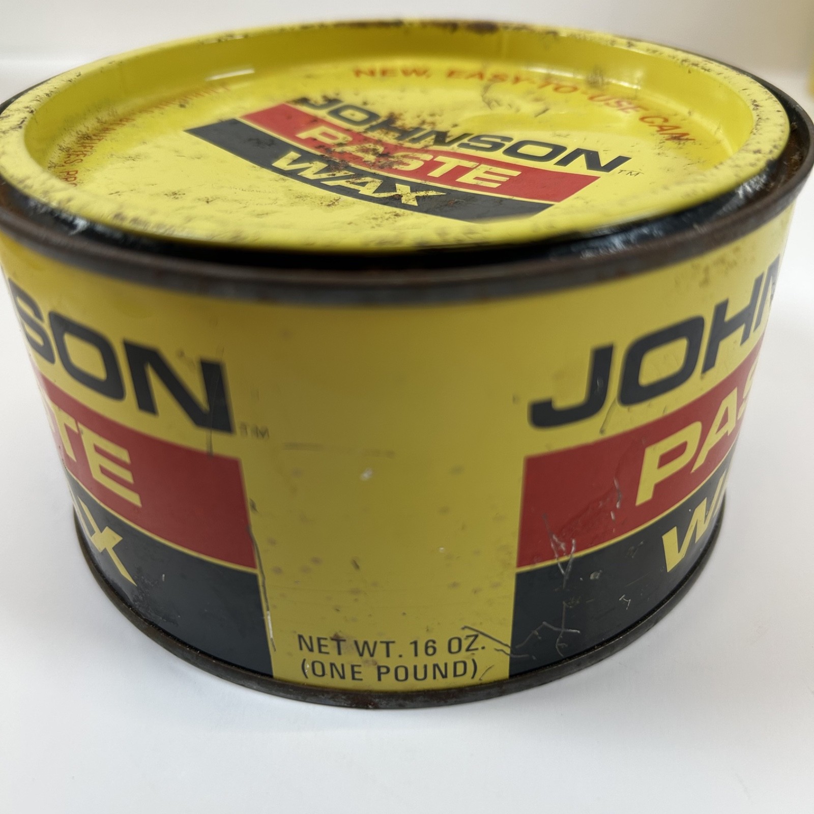SC Johnson Paste Wax 16 Oz Original Formula Discontinued Approx 70% Full GUC HTF