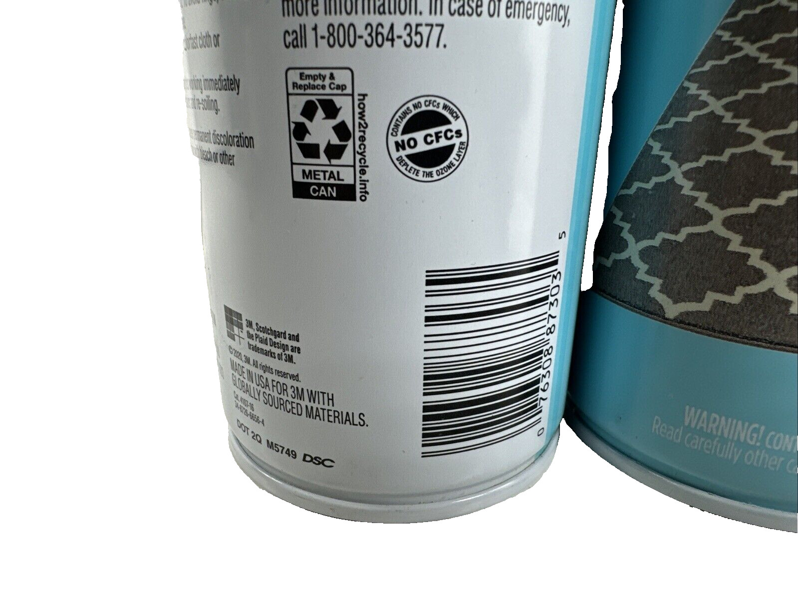 2 CANS 3M Scotchgard FABRIC RUG CARPET Deep Foaming Easy Release STAIN CLEANER