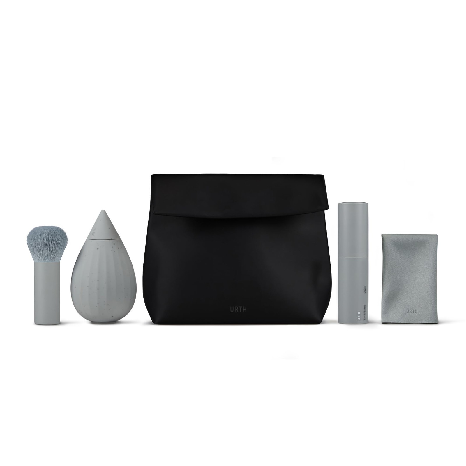 4-in-1 Glass Cleaning Kit – Lens Spray, Air Blower, Dust Brush & Microfiber Clot