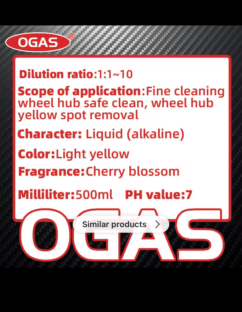 Ogas WR320 Wheel Rim Refresh Iron Cleaner High Efficiency