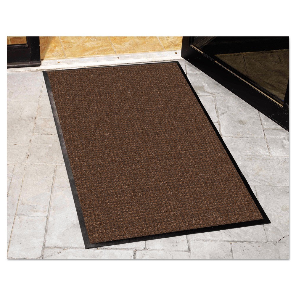 Guardian WG040614 WaterGuard 48″ x 72″ Indoor/Outdoor Scraper Mat – Brown New