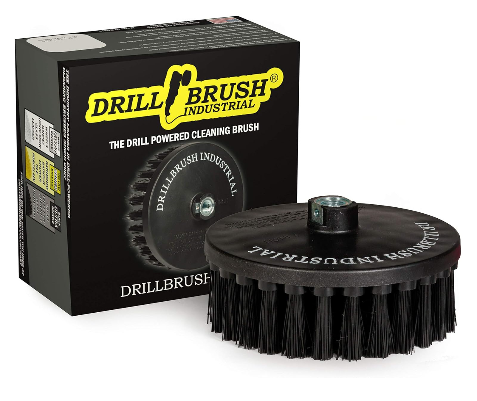 Outdoor Concrete Brush – Driveway Cleaner Scrub Brush for Rotary Polisher – 7…
