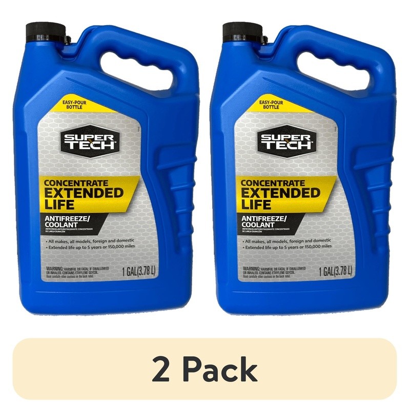 Extended Life Antifreeze Coolant 2 Pack Concentrate 1 Gal Universal Protection