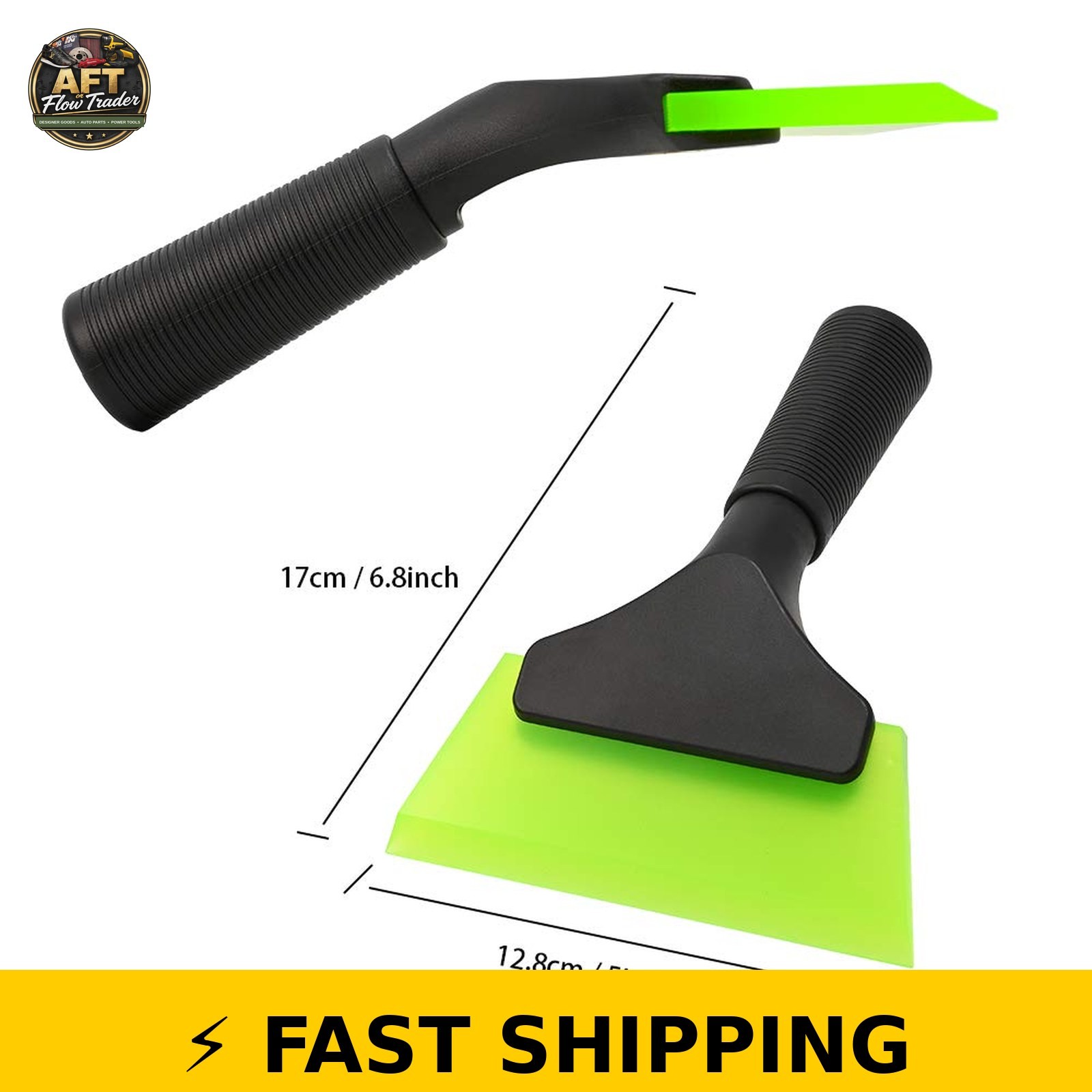 FOSHIO 5 Inch Rubber Blade Squeegee for Cleaners, 2 Pack