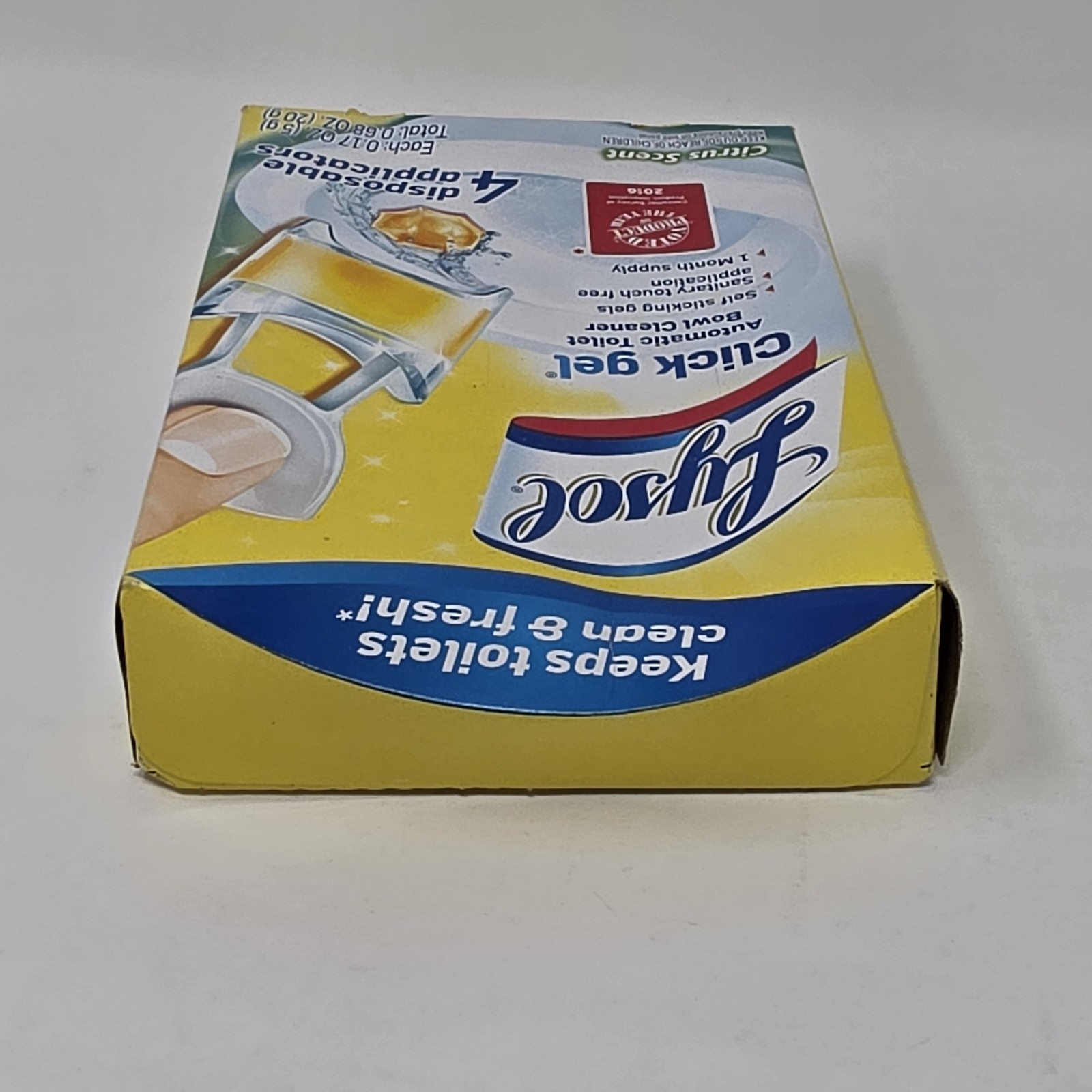 2016 Sealed Lysol Click Gel Automatic Toilet Bowl Cleaner ~ Citrus Scent 4 Count