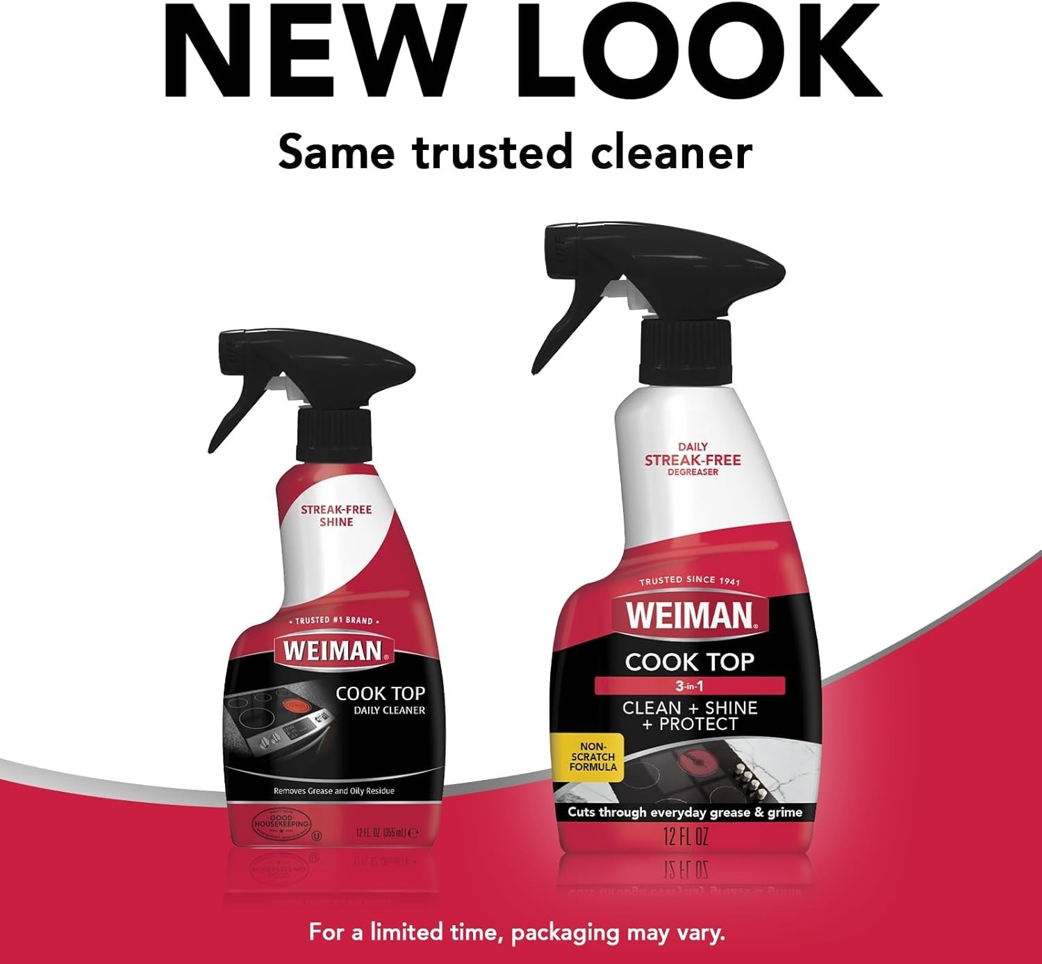 Large 12 Fl Oz Cooktop Cleaner & Microfiber Cloth Set – Non-Toxic & Powerful
