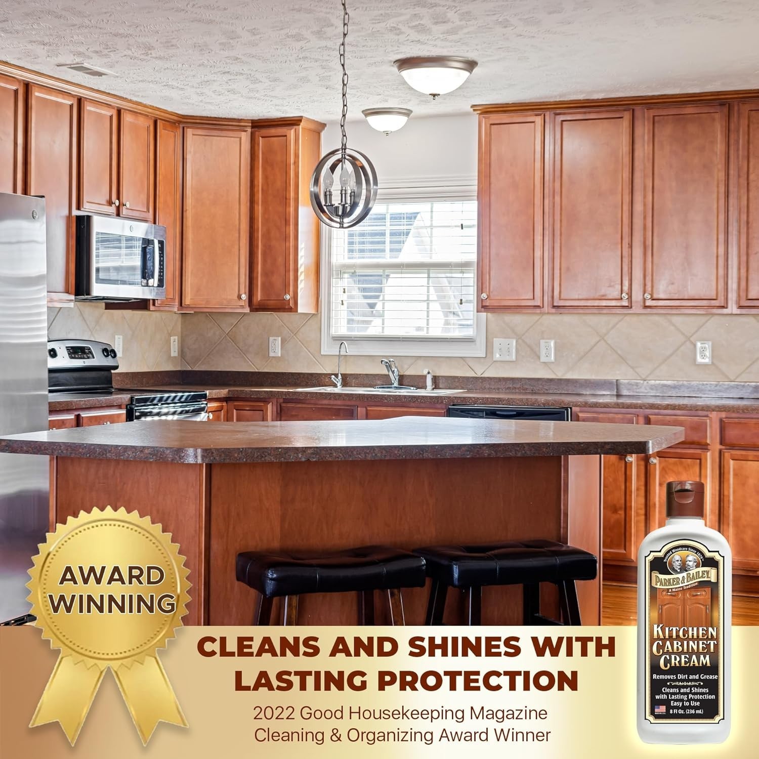 8oz Kitchen Cabinet Cream – Gentle Shine Restorer & Protector for Wood Surfaces