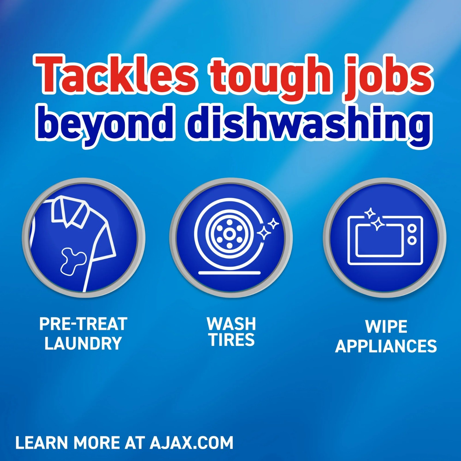 Ajax Ultra Triple Action Dishwashing Liquid Dish Soap, Orange, 90 Fluid Ounce