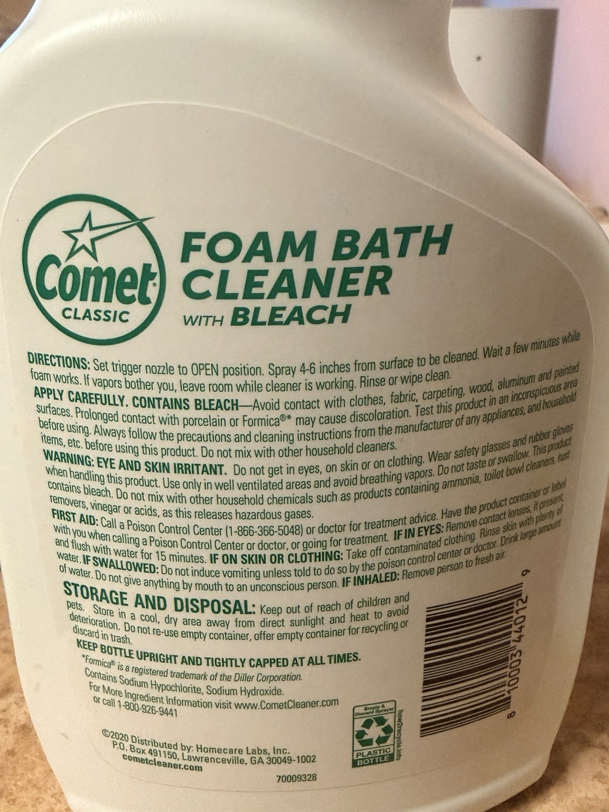 2 Pack Comet Classic With Bleach Fresh Scent Spray Cleaner, 24 fl oz, 2 Pack