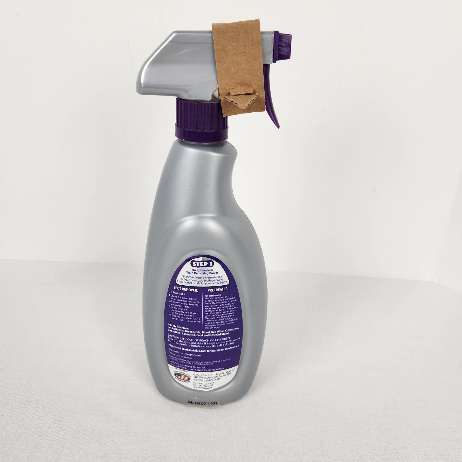 NEW! SEALED! Shark Duo Activating Pretreater Carpet Stain & Odor Remover 23oz.