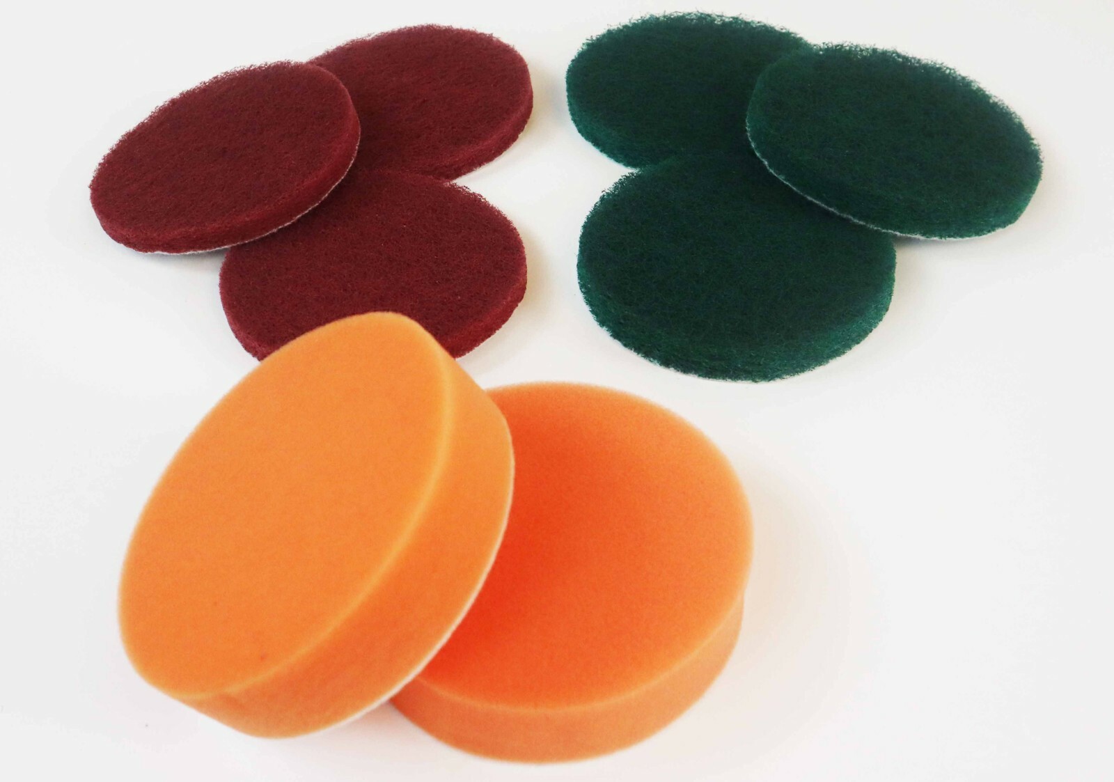 8pc Drill Brush Replacement Scour Pads 4″ for Tub & Tile Power Scrubber Driver