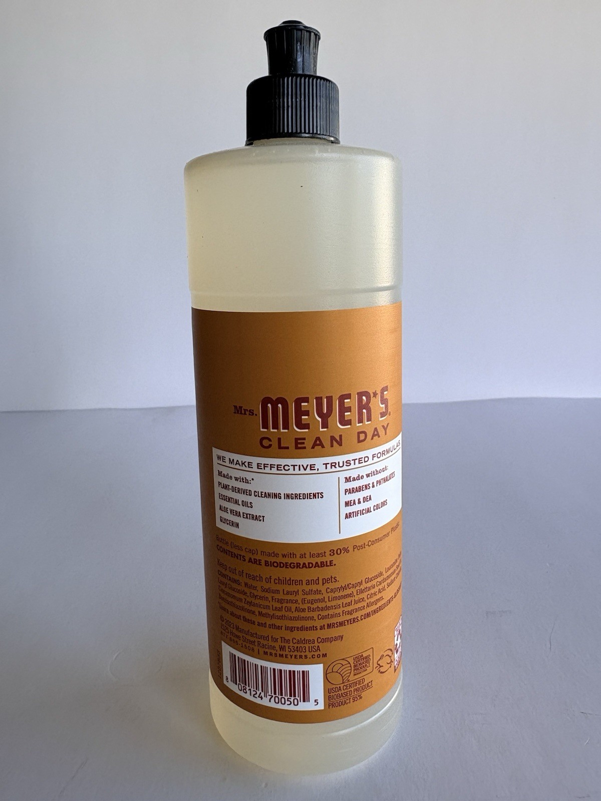 Mrs. Meyer’s Clean Day 3 Dish Soap Fall Edition 16 Fl Oz Apple Cider Scent