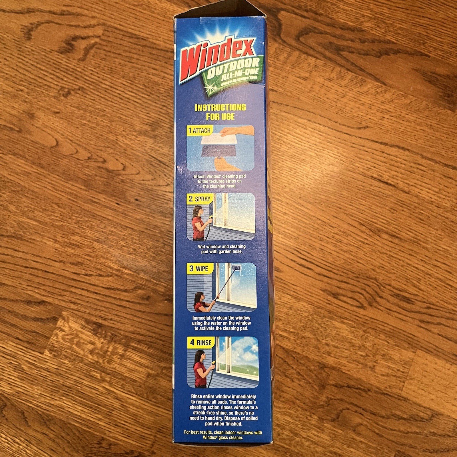 Windex Outdoor All In One Glass & Window Cleaner Tool Starter Kit Box Open Box