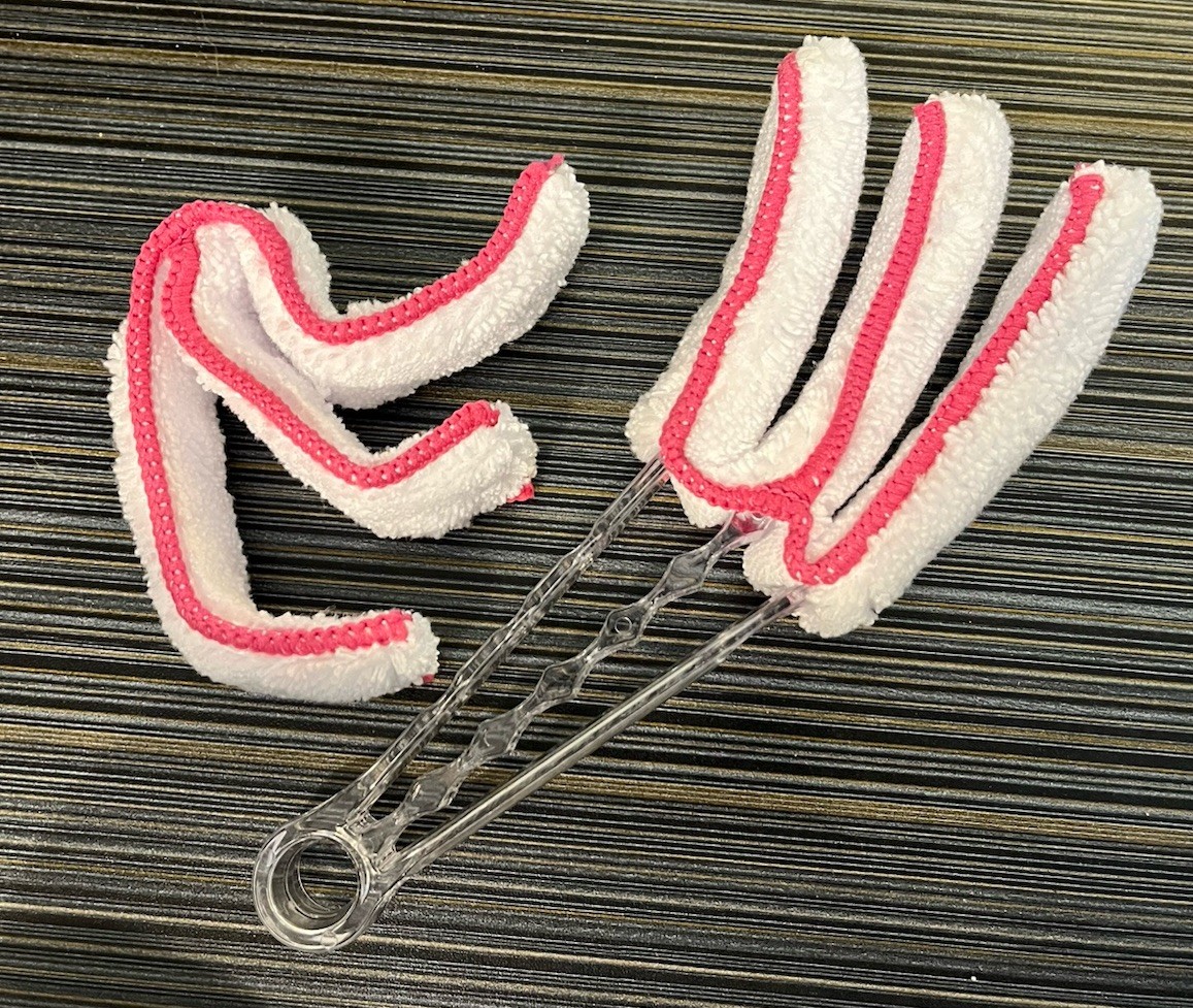 Mini Blinds Cleaning Duster New Without Package Tool With 2 Microfiber Cloths