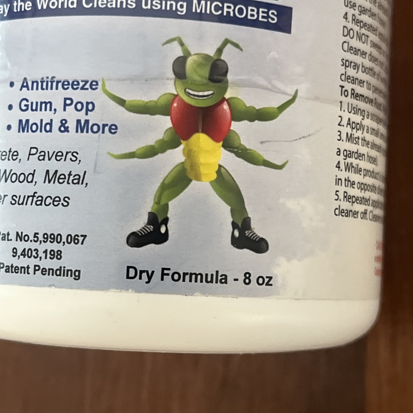 ACT Concrete Cleaner 8oz Eco Friendly Covers 50sqf Stain Remover Grease Oil Wood