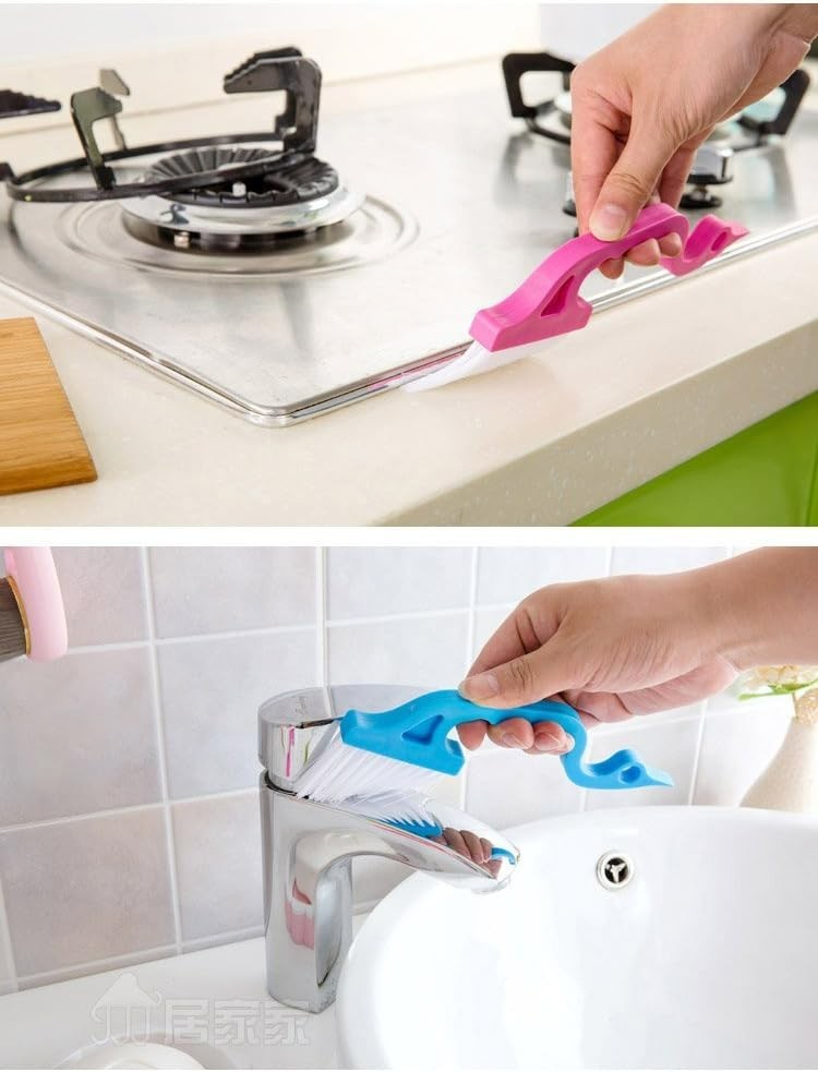 2pcs Hand-held Groove Gap Cleaning Tools Door Window Track Kitchen Cleaning B…