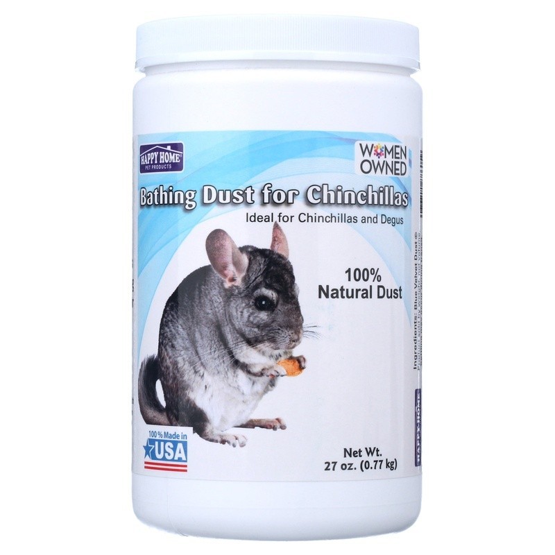 Natural Bathing Dust Chinchillas 27 oz Eco-Friendly Odor Control Pet Care New
