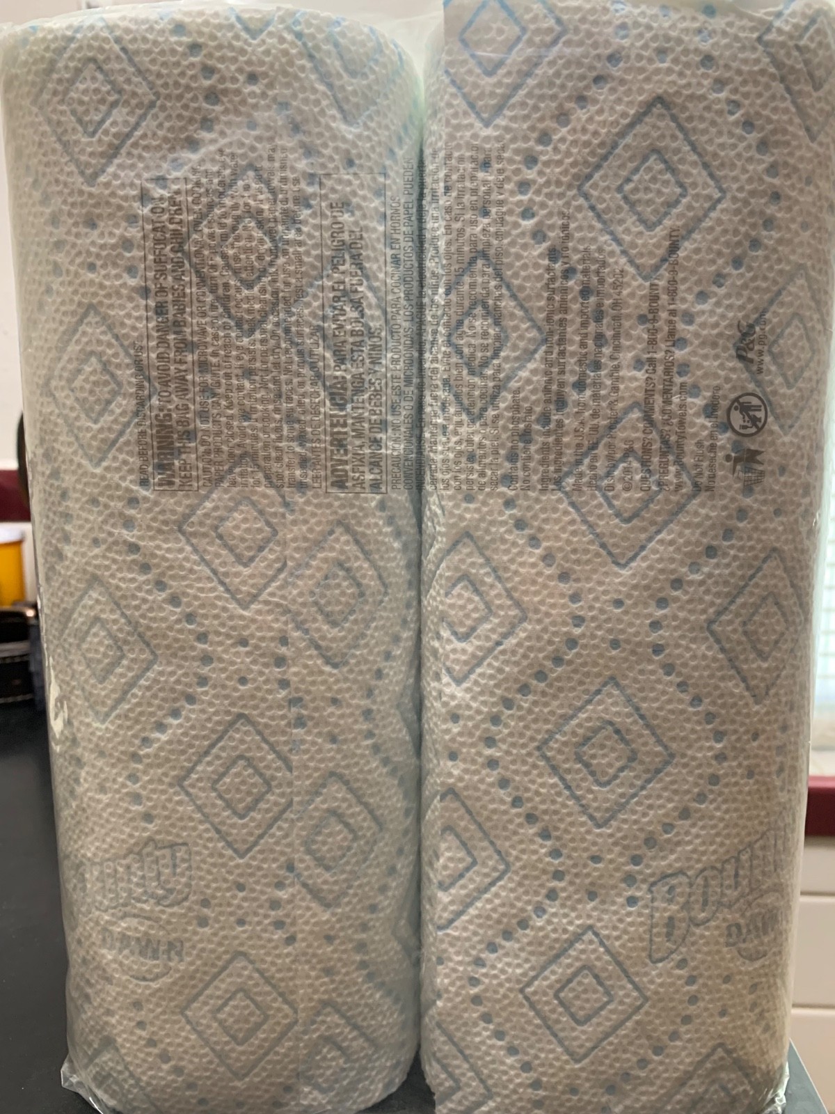 Bounty With Dawn Water Activated 2- Pack Paper Towels Discontinued HTF