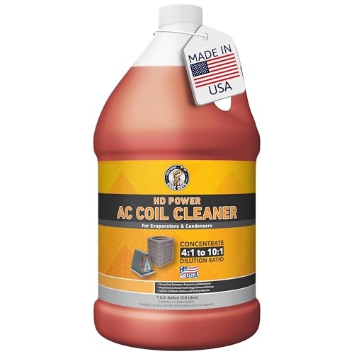 AC Coil Cleaner for All Condensers & Evaporators | No 128 Fl Oz (Pack of 1)